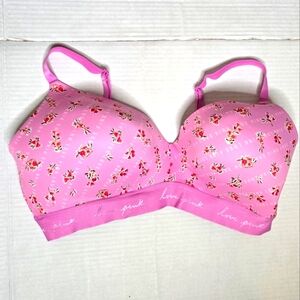Pink Wireless Bra